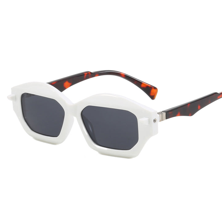 Damer moderne solbrille med iøynefallende ramme Skanto