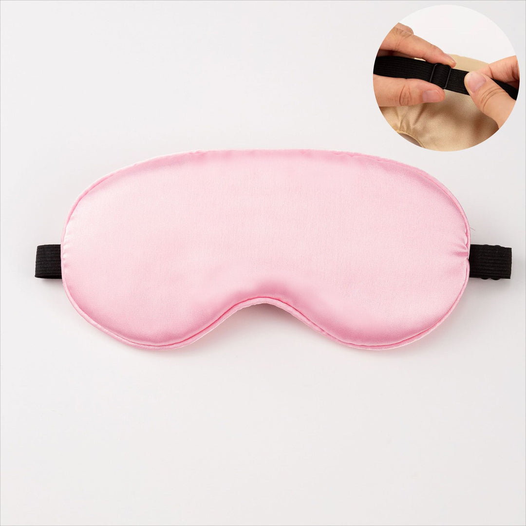 Unisex nano ergonomisk sovemaske med justerbart elastisk bånd og myk satinoverflate Skanto