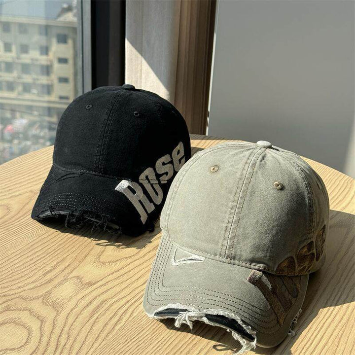 Herre Slittet Bomull Baseball Caps Skanto 1784270811