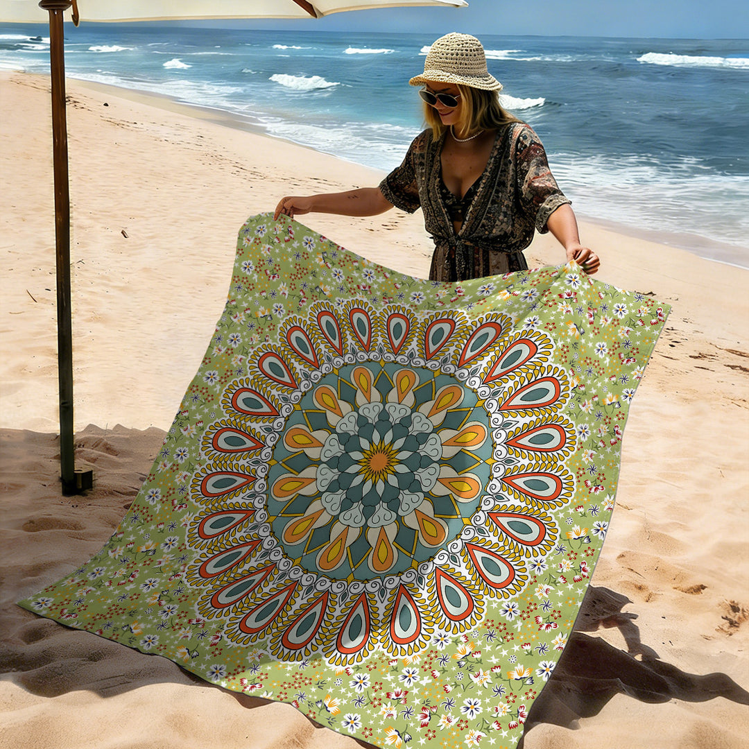 Mandala Design Strandmat Skanto