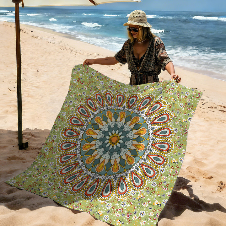 Mandala Design Strandmat Skanto