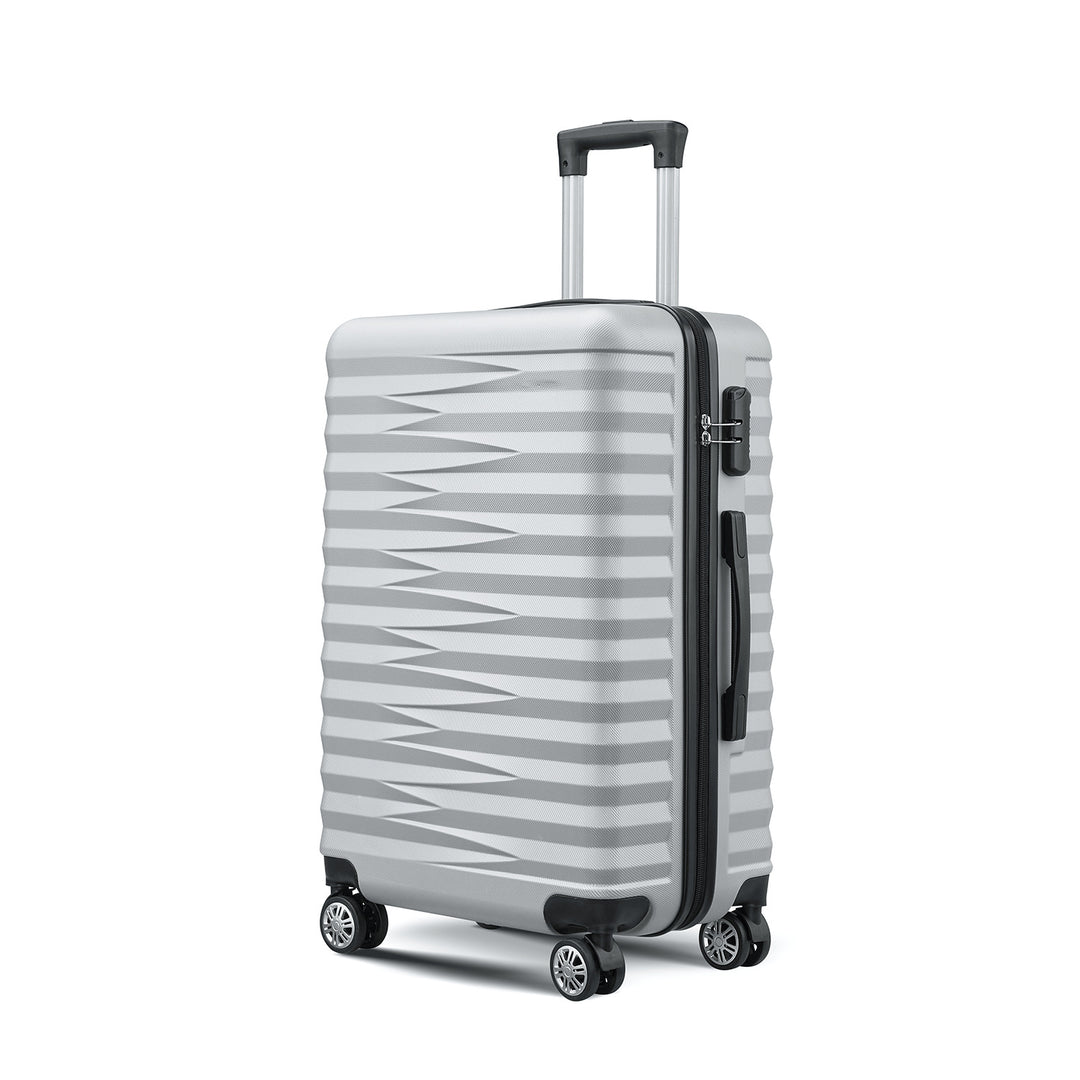 Unisex Stilig Teksturert Hard Shell Spinner Koffert Skanto