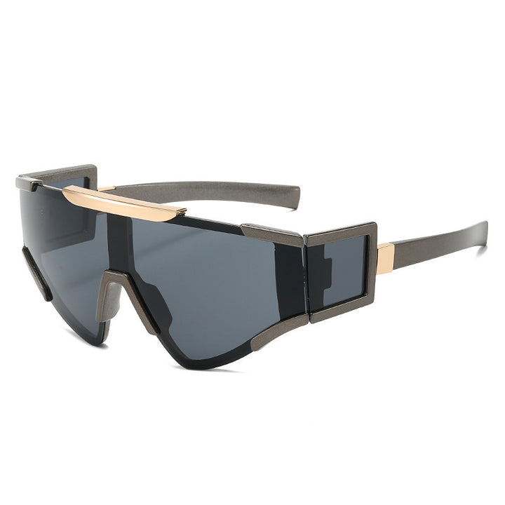Men's Futuristic Shield Sunglasses Skanto