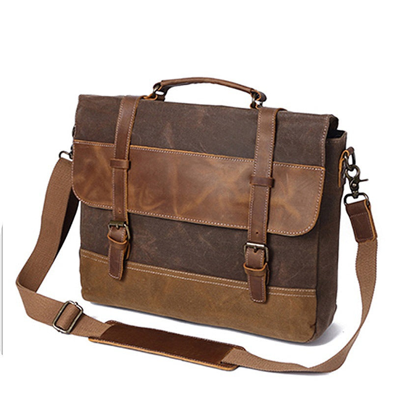 Robust Aktveske med vintage-design Skanto
