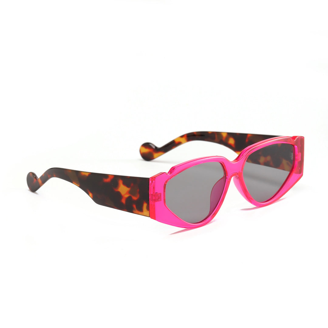 Dame Fashion-solbrille med innovativ ramme og beskyttende UV-beskyttelse Skanto