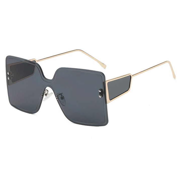 Dame oversized Geometrisk Solbrille Skanto