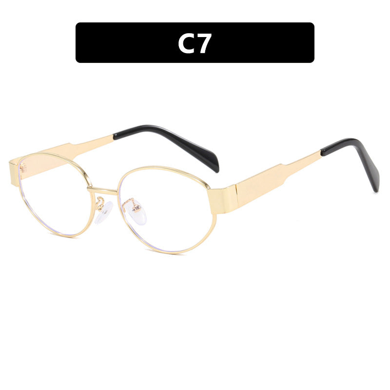 Dame moteriktig solbrille med innovativt geometrisk design Skanto
