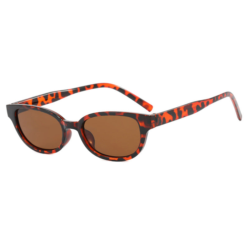 Dame moteriske Cat-Eye solbriller med UV-beskyttelse og lett ramme Skanto