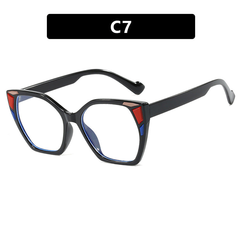 Dame moteriktig geometrisk designerbrille Skanto