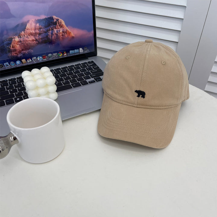 Kvinnens avslappede bomull brodert baseballcap Skanto