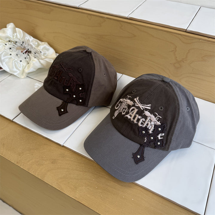 Herre Casual Grafisk Brodert Baseball Caps Skanto 1783922125