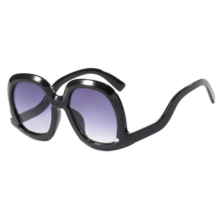 Dame oversized solbrille med moderne design Skanto