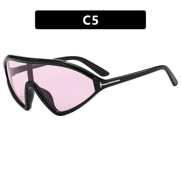 Dame sport solbrille med aerodynamisk design og UV-beskyttelse Skanto