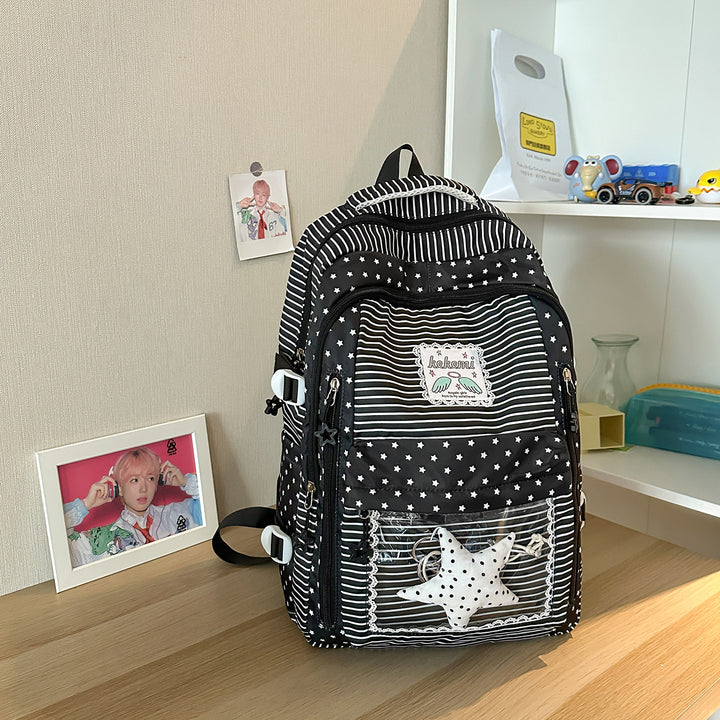 Stilig multifunksjonell skolesekk