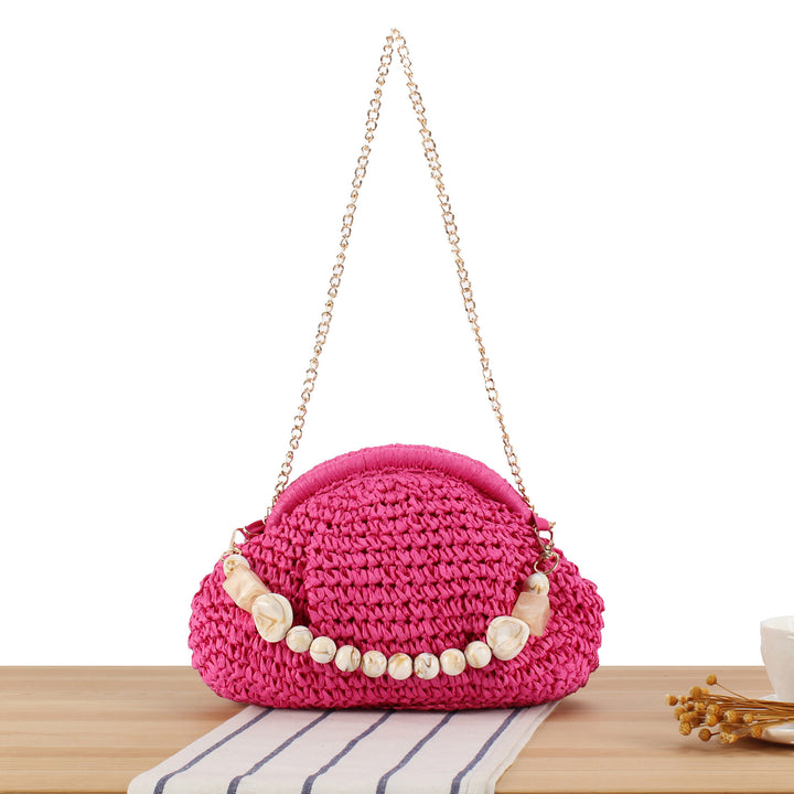 Um backpack med dekorativt skjell-design Skanto