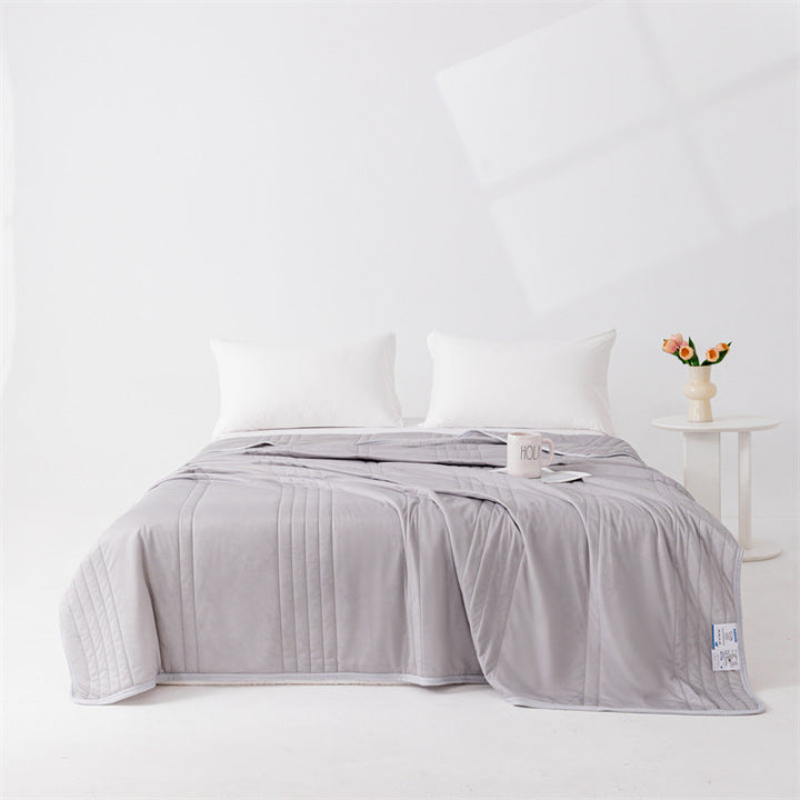 Cooling Ice Silk Summer Blanket – Lightweight, Washable, Soft Quilt for Babies & Adults | Skanto
