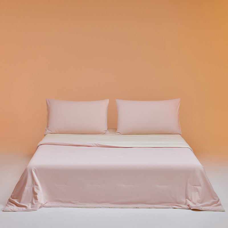 Dame premium Satin sengetøyssett med elegant struktur Skanto