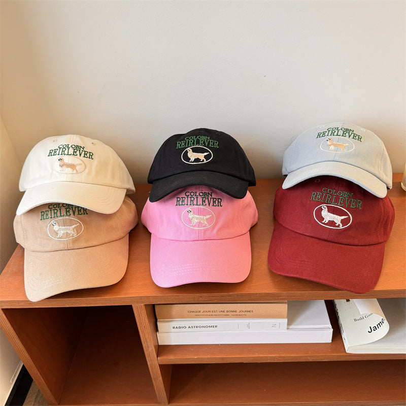 Kvinne Casual Brodert Baseball Caps Skanto