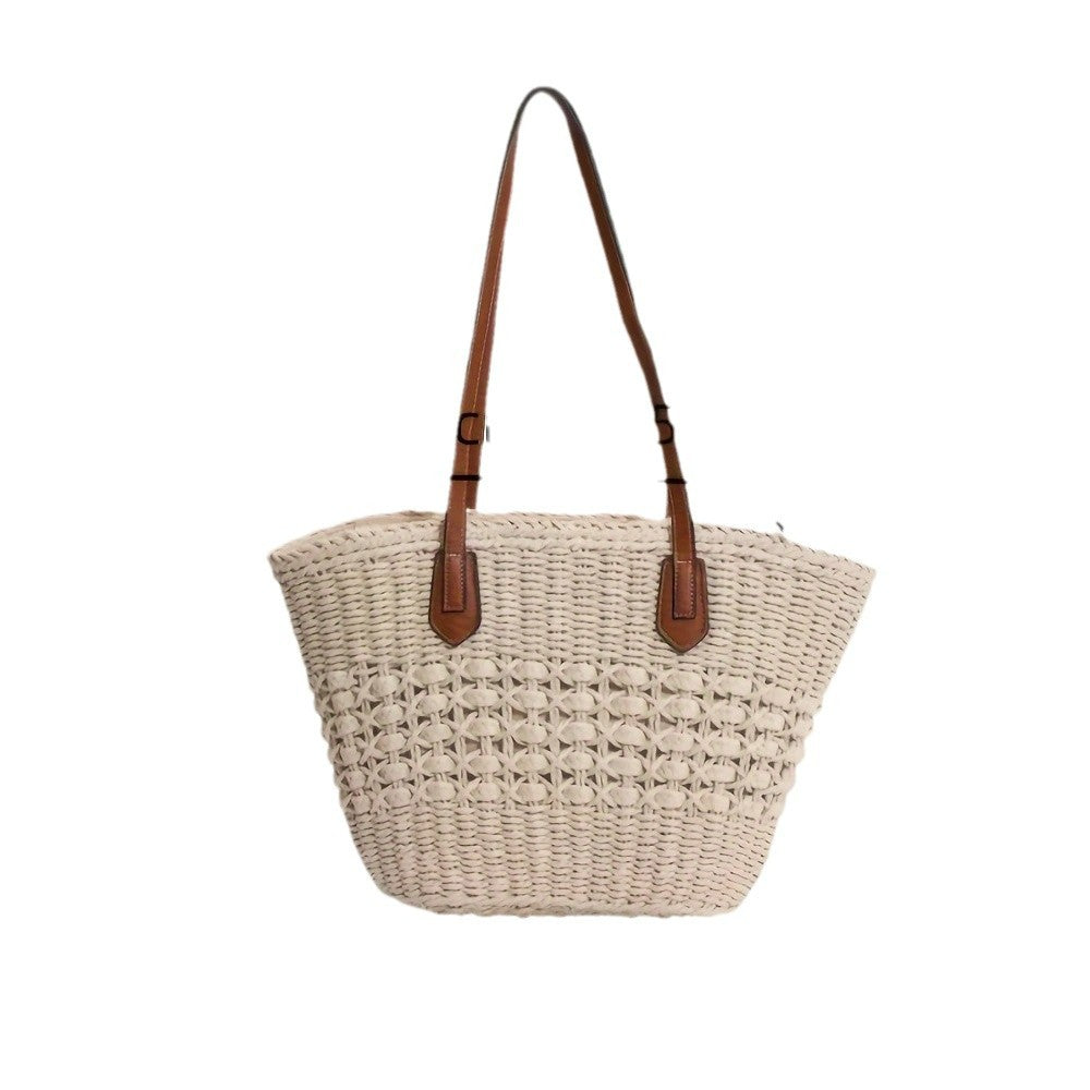 Elegant Flettet Tote Bag Skanto