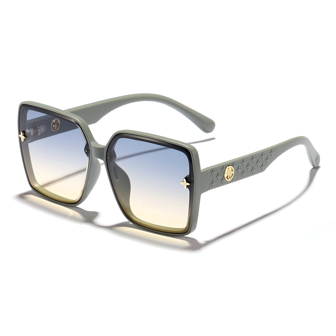 Dame oversized kvadratisk solbrille med elegant design Skanto