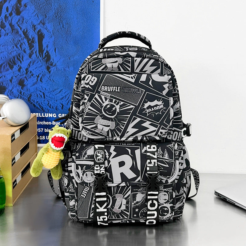 Grafisk trykk High-Capacity skole ryggsekk