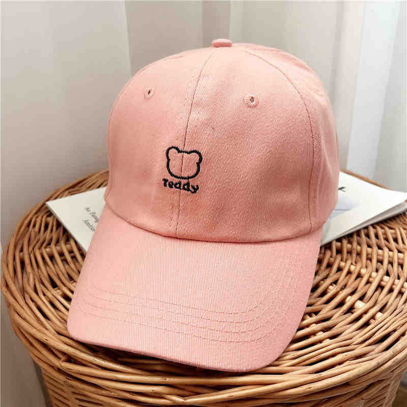 Kvinnenes Lekne Teddy Bear Brodert Baseball Caps Skanto