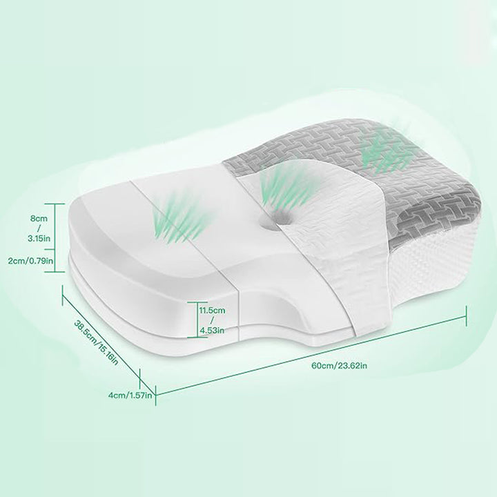 Ergonomisk sovpute med kjølende gel-fylling Skanto