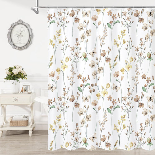 Blomstertrykk dusjkappe Skanto