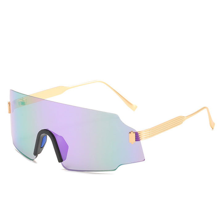 Dame sporty sikkerhets-solbrille med moderne, gjennomsiktig design Skanto