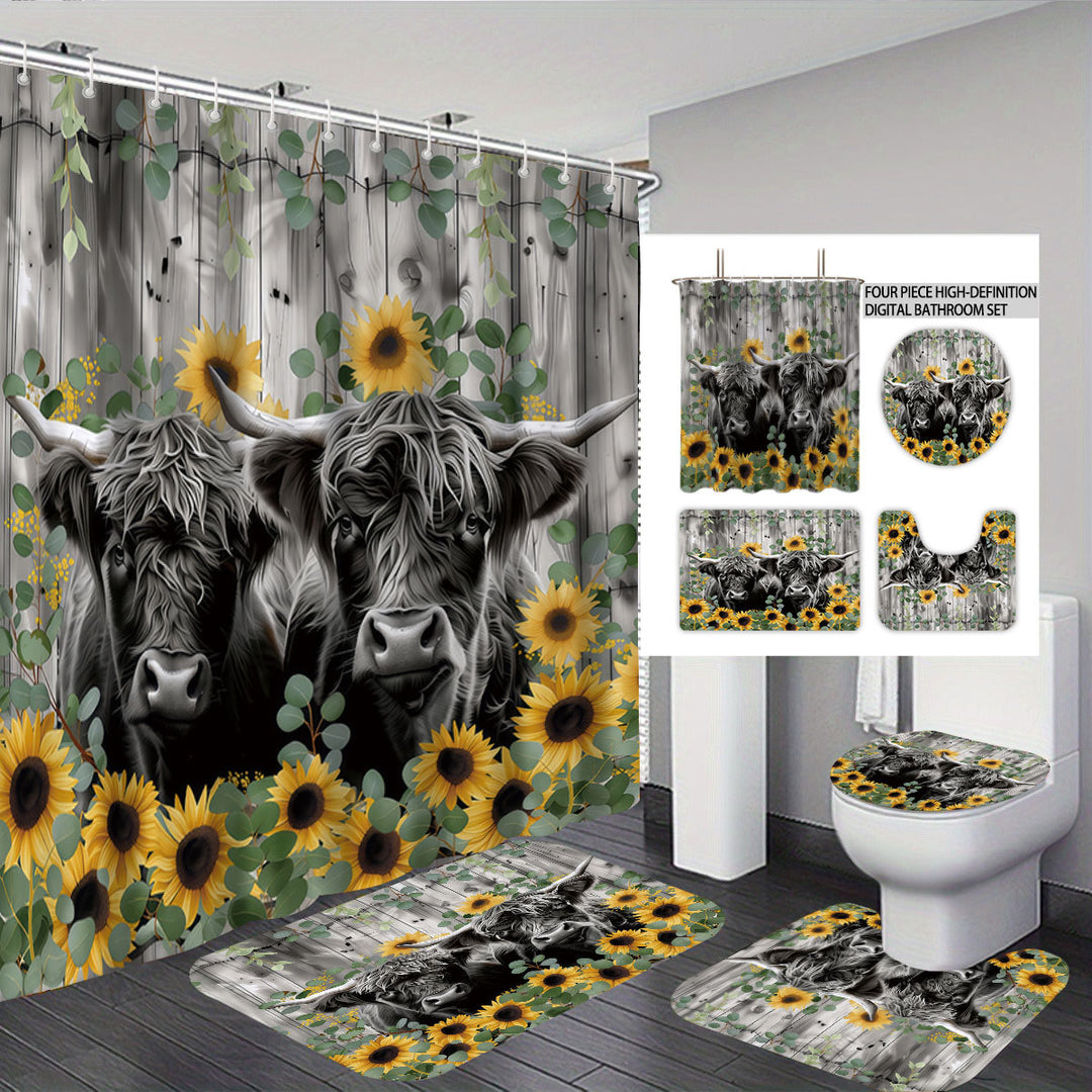 Digital Floral Print Badsett Skanto