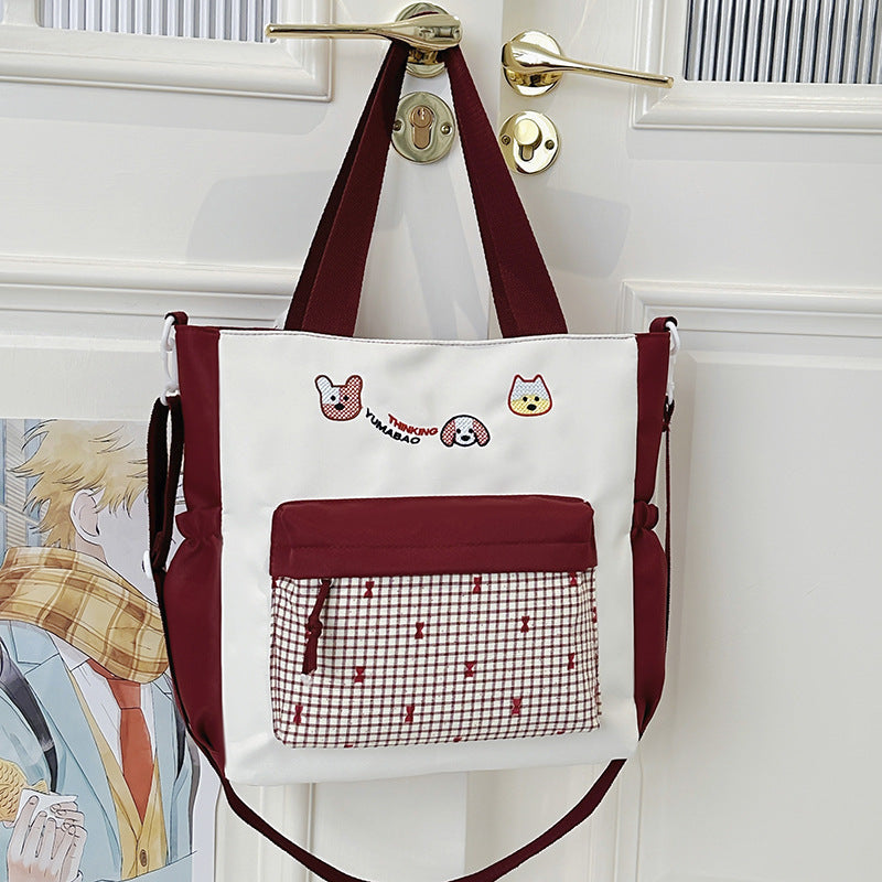 Dekorativ dyretematisk totebag Skanto