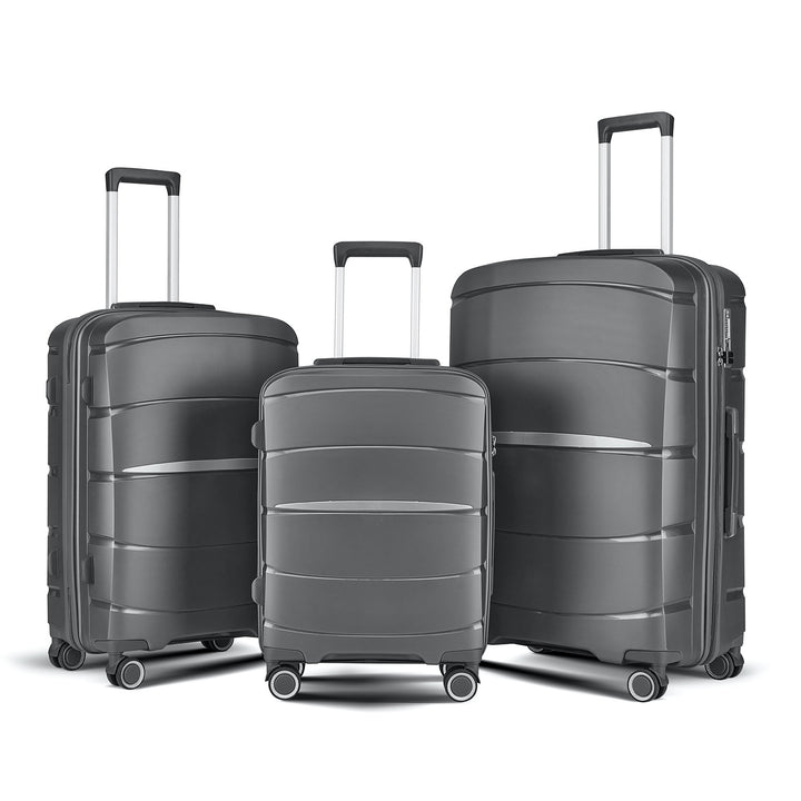 Unisex Premium Multi-Størrelse Hard Shell Koffert Sett Skanto
