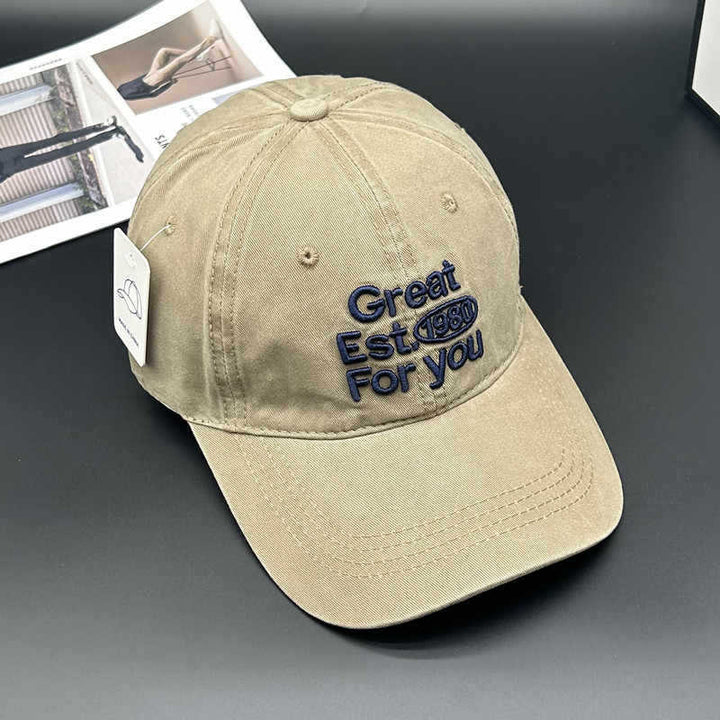 Unisex Grafisk Brodert Caps Skanto