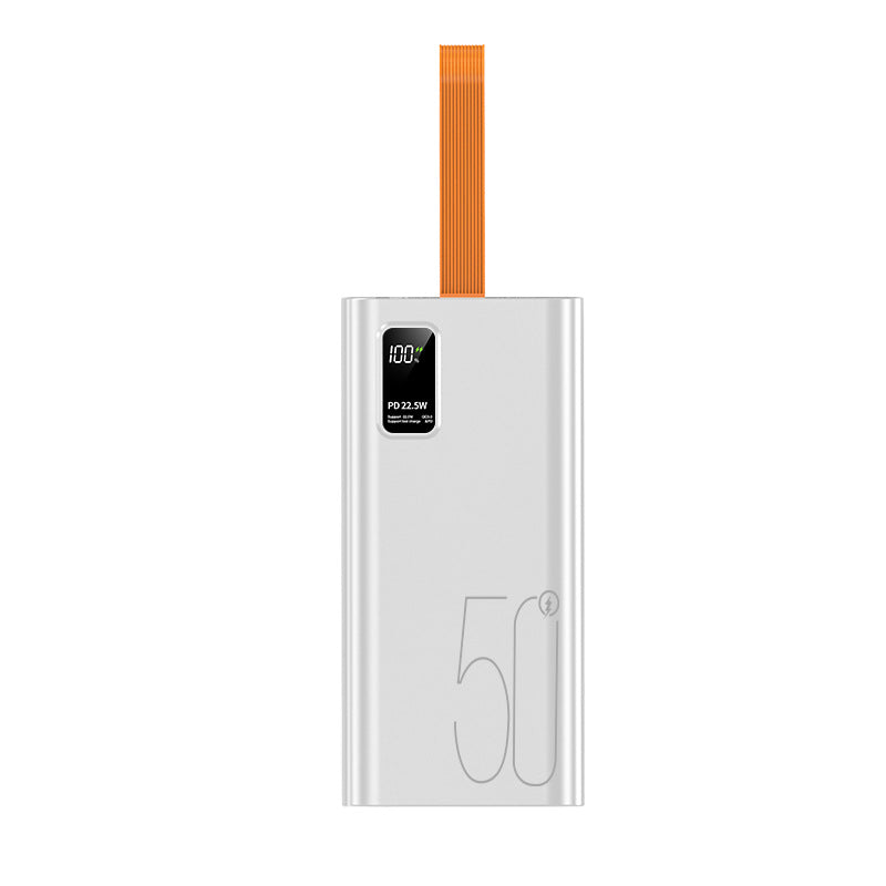 Superkompakt Powerbank med digitalt ladestatusdisplay Skanto