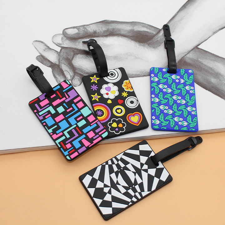 Unisex Bagasjevippe med moderne geometrisk design Skanto