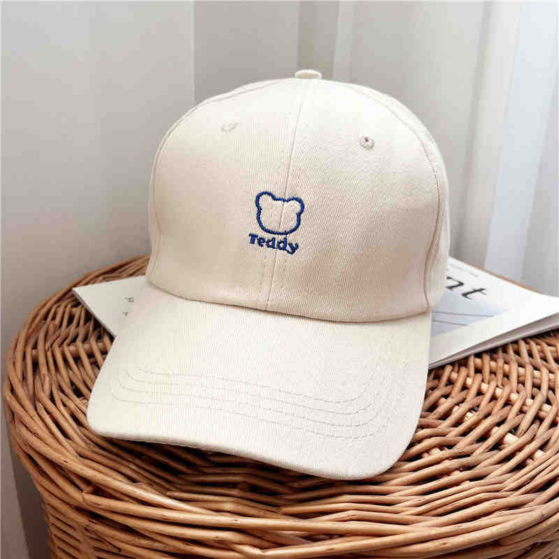 Kvinnenes Lekne Teddy Bear Brodert Baseball Caps Skanto