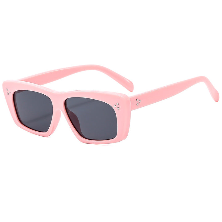 Dame kvadratisk solbrille med moderne design og polariserende linser Skanto