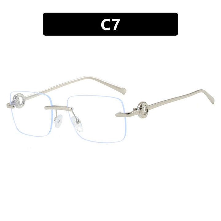 Dame fashionable geometrisk brille Skanto