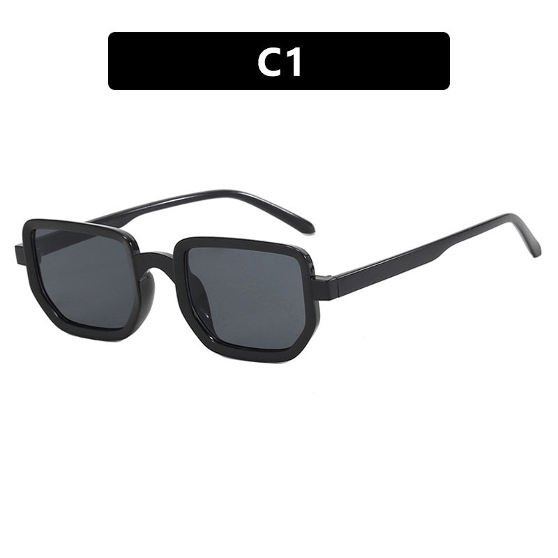 Dame geometrisk solbrille med moderne ramme og beskyttende glass Skanto