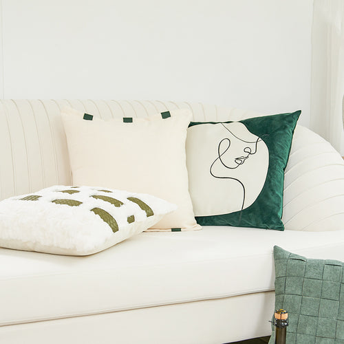 Women Decorative Pillowcase with modern minimalism and unique art design Skanto