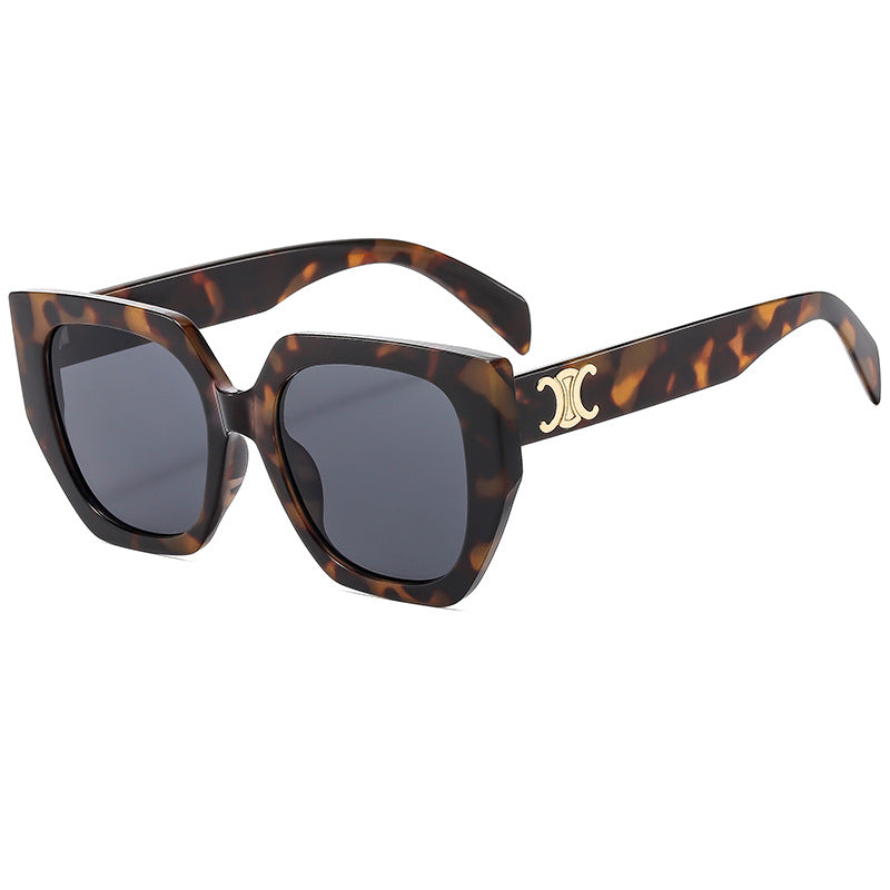 Dame Statement-solbrille med glamorøs ramme Skanto