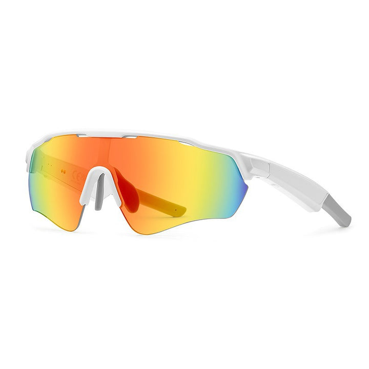 Unisex nan lett Performance Sportbrille med polariserte UV-beskyttelseslinser og sklisikker nesebro Skanto