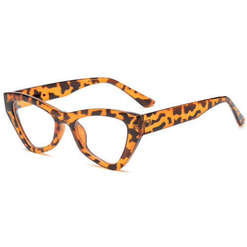 Dame Cat-Eye-briller med trendy gjennomsiktig ramme Skanto