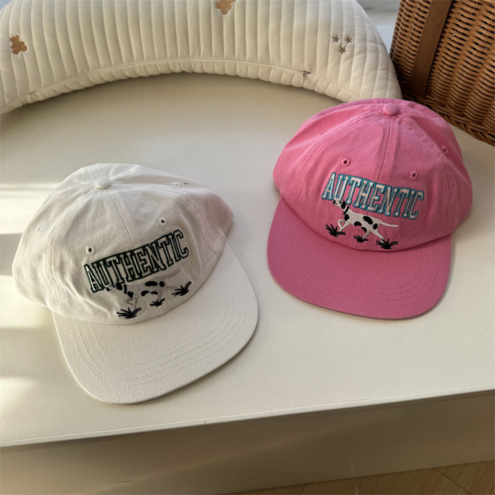 Kvinnebrodert ku grafikk baseball cap Skanto