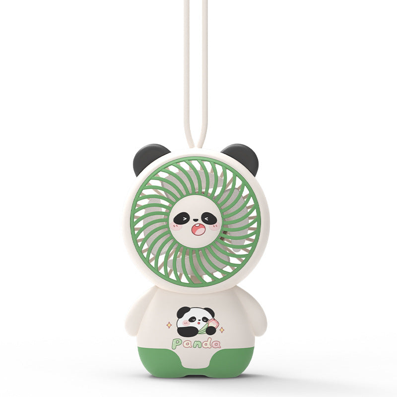 Dame Bærbar Håndvifte i søtt Panda-design Skanto