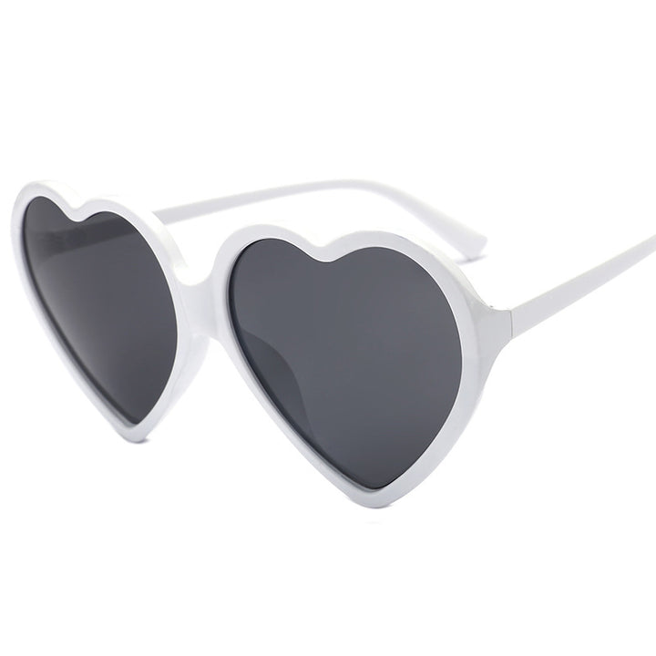 Dame hjerteformet solbrille med stilige rammer Skanto