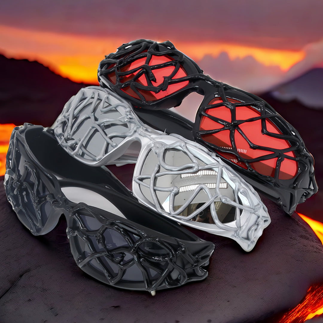 Dame Sporty solbriller med innovativ, strukturert ramme Skanto