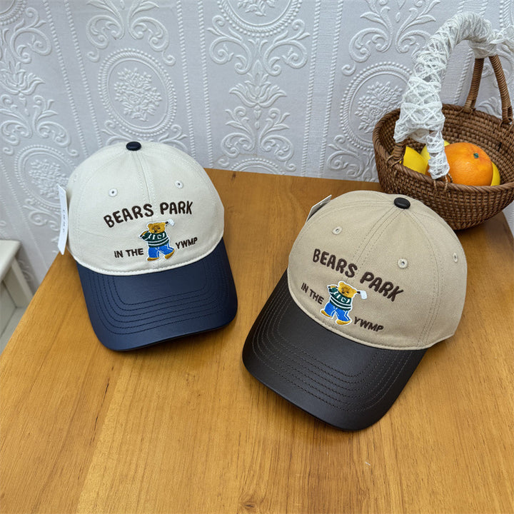 Unisex Brodert Lekne Bjørne-tema Caps Skanto