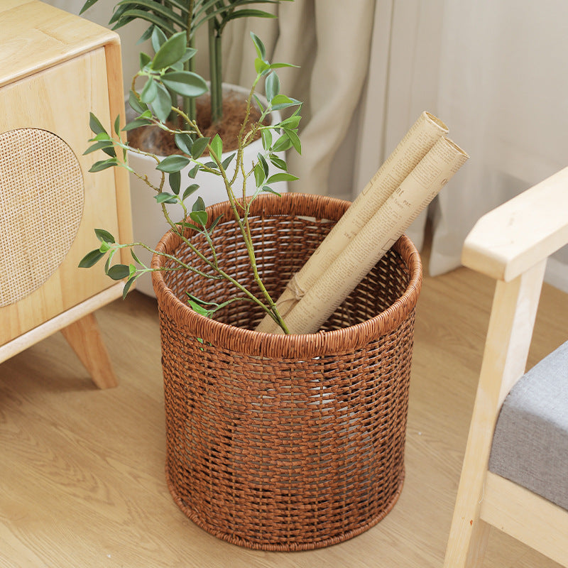 Unisex Håndvevd Oppbevaringsbeholder i Naturlig Materiale Skanto