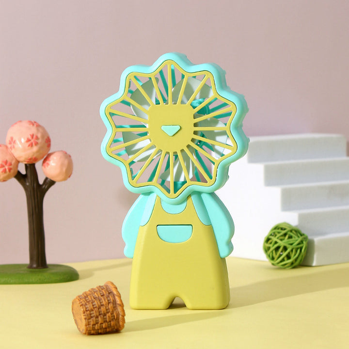 Damer Bærbar vifte i morsom blomsterdesign Skanto